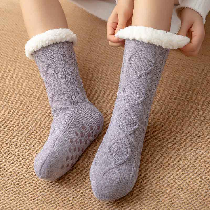 Thickened Cotton-Lined Socks