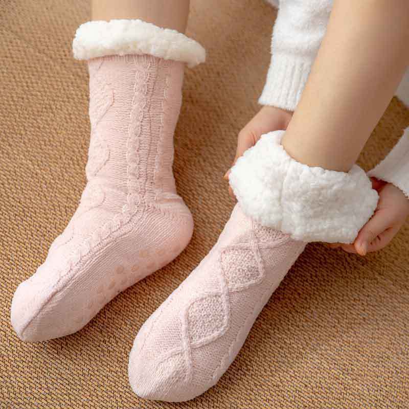 Thickened Cotton-Lined Socks