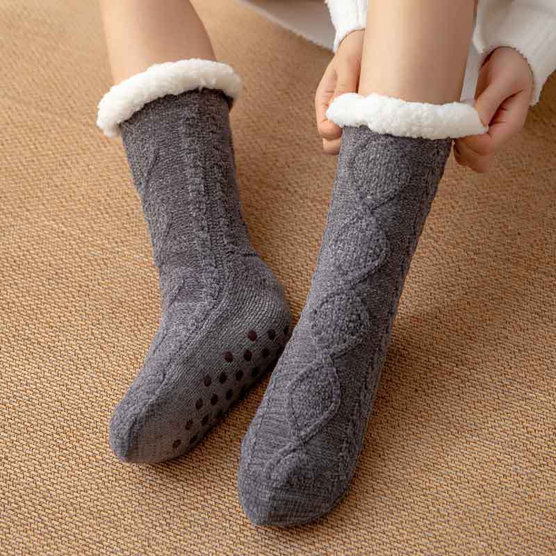 Thickened Cotton-Lined Socks