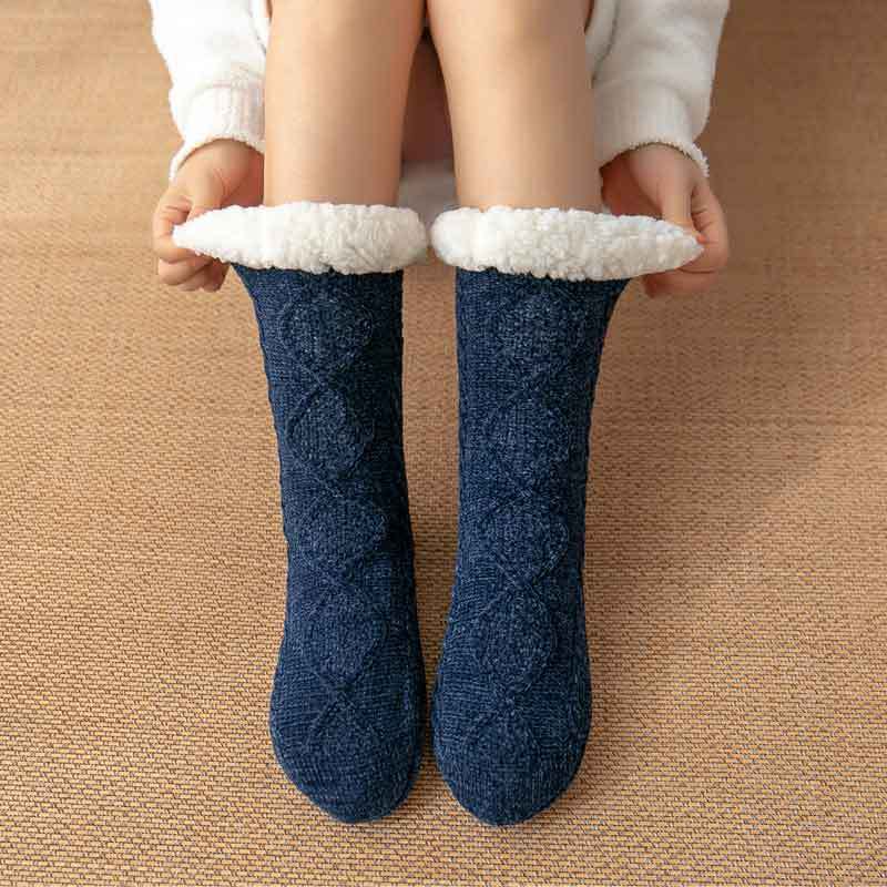 Thickened Cotton-Lined Socks