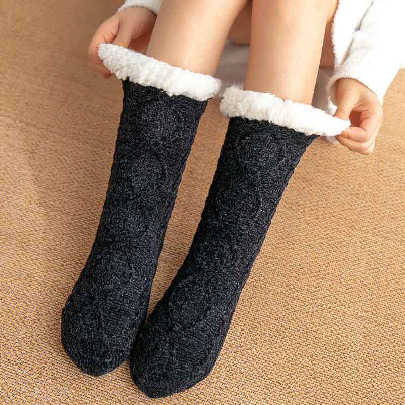 Thickened Cotton-Lined Socks