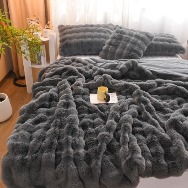 Luxury Fur Winter Blanket